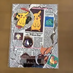 トミー ショウワノート ポケットモンスター 下敷き 初期 初代 赤緑 平成レトロ