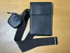 ZARA ブラック ボディバッグ