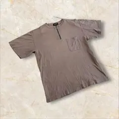 エレメントオブシンプルライフ　半袖Tシャツ　ブラウン　日本製　Mサイズ