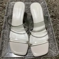 【超美品】MERCURYDUO クリア サンダル 38サイズ