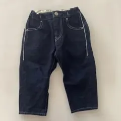 【未使用】ミナペルホネン　キッズ　alwaysデニムパンツ110 ミナペルホネン always キッズ デニム パンツ 90 ブルー 麻混 - メルカリ