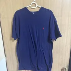 Polo by Ralph Lauren ネイビー vネックTシャツ Lサイズ