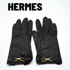 お値下げ❤️エルメス　レザーグローブ　　手袋 楽天市場】エルメス HERMES レザー グローブ 手袋 ラムスキン