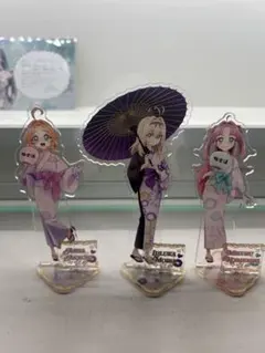 名探偵プリキュア　アクリルスタンド　極楽湯　森亜るるか　小林みくる　明智あんな