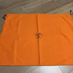 HERMES 保存袋 巾着袋 オレンジ✨74×54✨美品のサムネイル