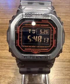 G-SHOCK DW-5000R-1ADRシルバー チタンベルト腕時計 - メルカリ
