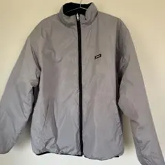 X-LARGE グレー ナイロンジャケット ジップアップ