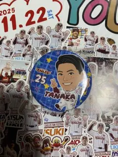 楽天イーグルス 田中和基 缶バッジ