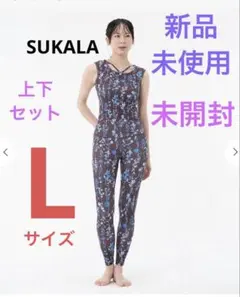☆未使用タグ付☆ 【SUKALA】フラワーブーケレギンスブラックMサイズ
