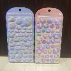 正規品 コットンパフィーシール サンリオ ハローキティ シナモロール