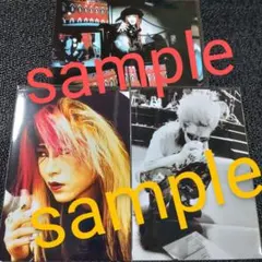 【美品】③ hide 写真 hideヒストリー 3枚セット 年代ランダム