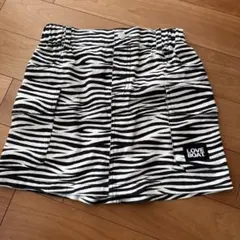 LOVE BOAT ゼブラ柄スカート
