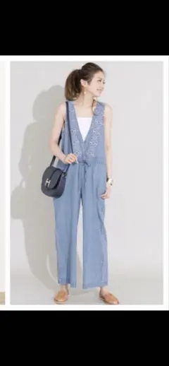 URBAN RESEARCH Sonny Label デニムブルーサロペット