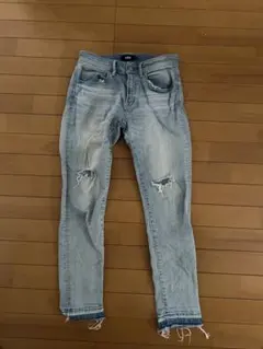 AZUL スキニーデニム Mサイズ ダメージ加工