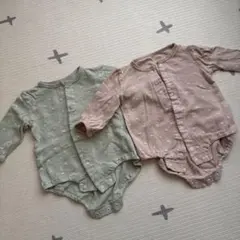 ロンパース・カバーオール 2色セット 60-70cm