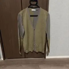 未着用保管品 ユニクロ アンダーカバー メンズバイカラーカーディガン L