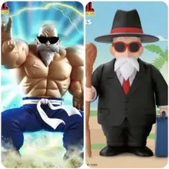 ドラゴンボール 亀仙人 フィギュア 2点セット - メルカリ