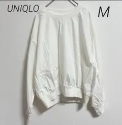 UNIQLOＵ コットンTブラウス　ホワイト　M