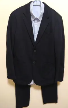 UNIQLO キッズ スーツ ネイビー160上下とシャツ3点セット