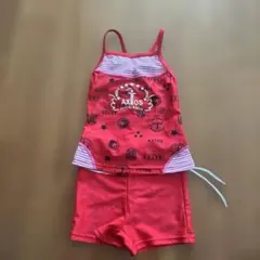 Axtos 水着 赤色 タンクトップとショートパンツ　110センチ