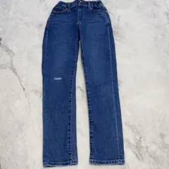 UNIQLO ユニクロ　ダメージ　デニム　スキニー　ズボン　140センチ