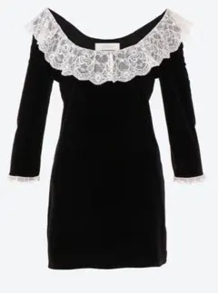 the Virgins♡velvet lace ops♡ベロア ミニワンピース