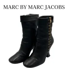 MARC BY MARC JACOBS レザー ショートブーツ ブラック 37のサムネイル