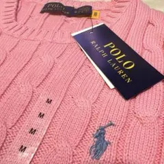 Polo Ralph Lauren ピンク 半袖セーター M