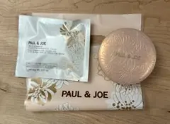 PAUL & JOE シースルー ヴェール コンパクト 02ケース、パフ、おまけ