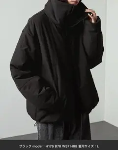 Alfred Alex ビッグパディングジャケット ブラック