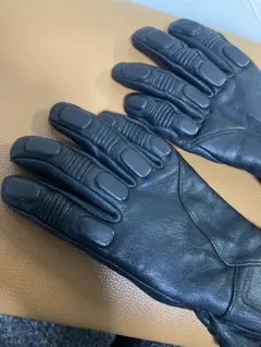 ワークマン　イージス　レザーグローブ　ブラック　革手袋M改　used