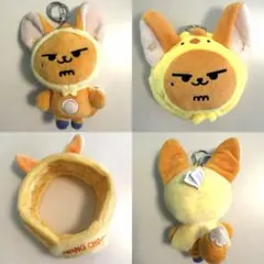 新品 PPULBATU ファンチュン センイル キーリング ポーチ 4点セット