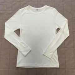 UNIQLO　ユニクロ　シアージャージークルーネックT　Lサイズ　ホワイト