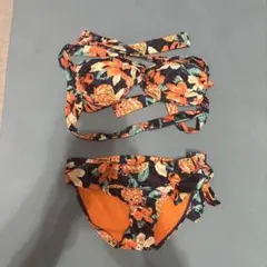 フラワープリント セパレート水着 Mサイズ