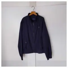 ラルフローレン スウィングトップ ネイビー ワンポイント ロゴ刺繍 M