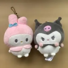 マイメロディ＆クロミ ぬいぐるみニコぬいキーホルダー(マグネットつき)