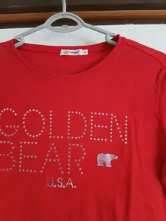 Golden Bear 半袖 カットソー レッド 星柄ロゴのサムネイル