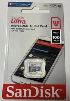 SanDisk　Ultra microSDXCメモリカード　128GB