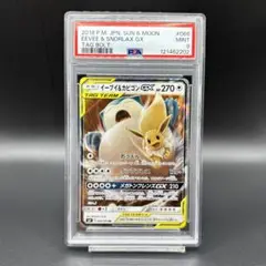 イーブイ＆カビゴン、ミュウツー＆ミュウ等 タッグチームRR 4枚セット イーブイ＆カビゴン、ミュウツー＆ミュウ等 タッグチームRR 4枚