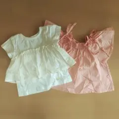 【トップス2点】bobson　petitmain　80cm