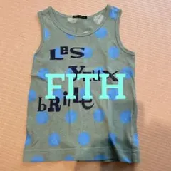 FITH フィス タンクトップ 120 カーキ 水玉 ドット柄 キッズのサムネイル