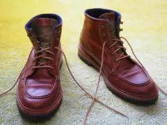 COLE HAAN コールハーン 茶レザーワークブーツ UK10のサムネイル