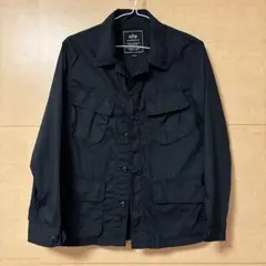 ALPHA INDUSTRIES メンズ ミリタリージャケット ブラック L美品