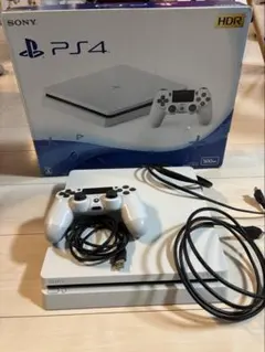 ホワイト PS4 本体 500GB CUH-2200A B02 ソフト5本セット