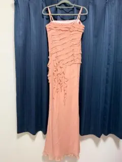 イヴニングドレス　ピンク