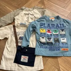 プラレール トーマス ピーナッツ 長袖Tシャツ 3枚セット 95のサムネイル