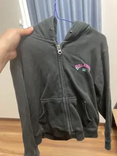 Billabong キッズ ジップアップパーカー ブラック