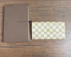 ルイ ヴィトン N61735 ダミエ アズール ポルトフォイユサラ 長財布
