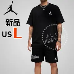 ナイキ　ジョーダン　Tシャツ　ショートパンツ　上下セット　メンズ　Ｌ　ブラックのサムネイル