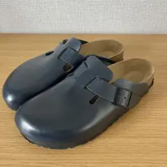 た*様 【美品】ビルケンシュトック ボストン サイズ40 26.0㎝ ネイビース BIRKENSTOCK - 【新品】ビルケンシュトック ボストン ネイビー